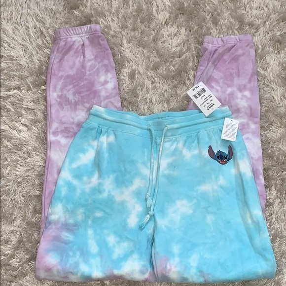 Disney Lilo and stitch tie dye sweatpants‎ - Picture 1 of 4